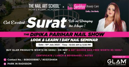 The Dipika Parihar Nail Show in Surat-min